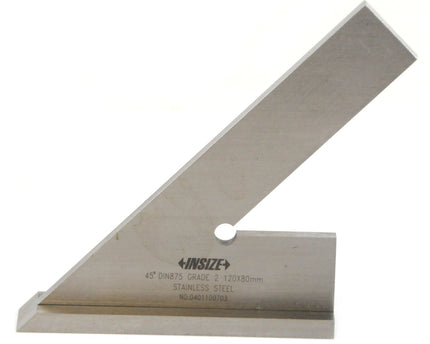 INSIZE Measuring Equipment Insize 45° Square 120x80mm Range Series 4747-120