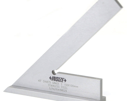 INSIZE Measuring Equipment Insize 45° Square 150x100mm Range Series 4747-150
