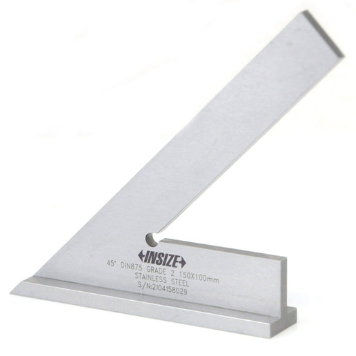 INSIZE Measuring Equipment Insize 45° Square 150x100mm Range Series 4747-150