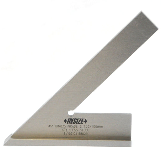 INSIZE Measuring Equipment Insize 45° Square 150x100mm Range Series 4747-150