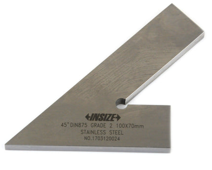 INSIZE Measuring Equipment Insize 45° Square Range Series 100x70mm Series 4745-1100