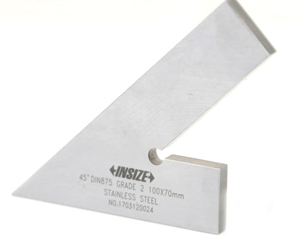 INSIZE Measuring Equipment Insize 45° Square Range Series 100x70mm Series 4745-1100