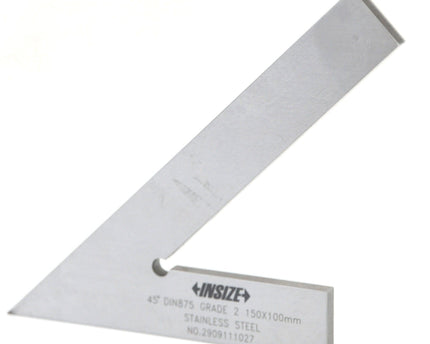 INSIZE Measuring Equipment Insize 45° Square Range Series 150x100mm Series 4745-1150