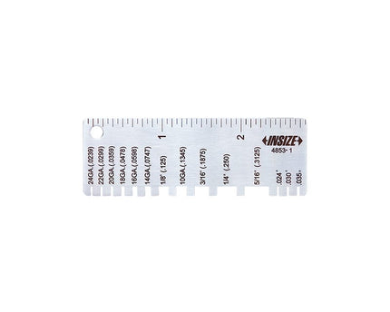 INSIZE MEASURING EQUIPMENT Insize 4853-1 Sheet Metal Thickness Gauge