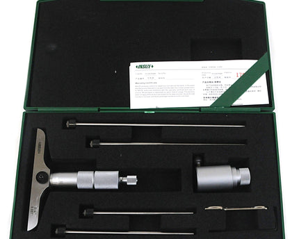 INSIZE Measuring Equipment Insize 4pc Imperial Depth Micrometer 0-4" Range Series 3241-4