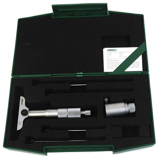 INSIZE Measuring Equipment Insize 4pc Imperial Depth Micrometer 0-4" Range Series 3241-B4
