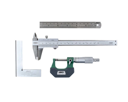 INSIZE Measuring Equipment Insize 4pc Measuring Tool Set Series 5041