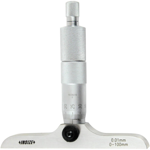 INSIZE Measuring Equipment Insize 4pc Metric Depth Micrometer 0-100mm Range Series 3241-100