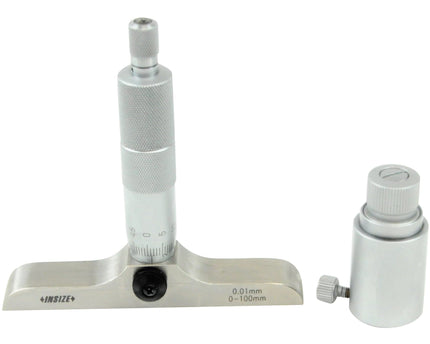 INSIZE Measuring Equipment Insize 4pc Metric Depth Micrometer 0-100mm Range Series 3241-100