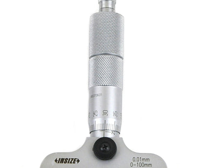 INSIZE Measuring Equipment Insize 4pc Metric Depth Micrometer 0-100mm Range Series 3241-B100
