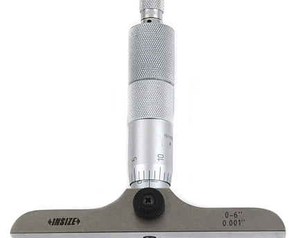INSIZE Measuring Equipment Insize 6pc Imperial Depth Micrometer 0-6" Range Series 3241-6