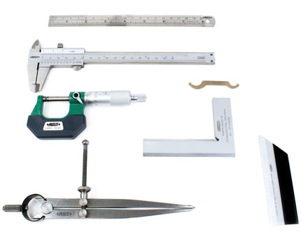 INSIZE Measuring Equipment Insize 6pc Measuring Tool Kit Series 5063-2