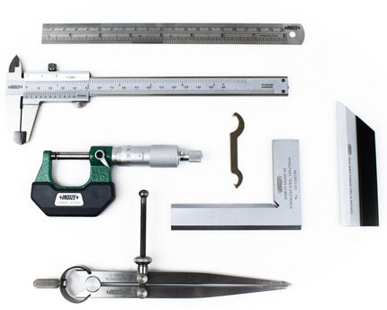 INSIZE Measuring Equipment Insize 6pc Measuring Tool Kit Series 5063