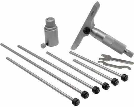 INSIZE Measuring Equipment Insize 6pc Metric Depth Micrometer 0-150mm Range Series 3241-150