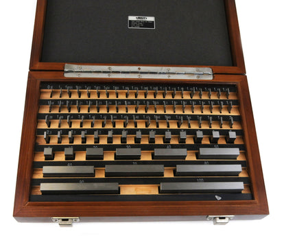 INSIZE Measuring Equipment Insize 83 Piece Steel Gauge Block Set Series 4100-183 Grade 1