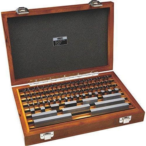 INSIZE Measuring Equipment Insize 87 Piece Steel Gauge Block Set Series 4100-187 Grade 1
