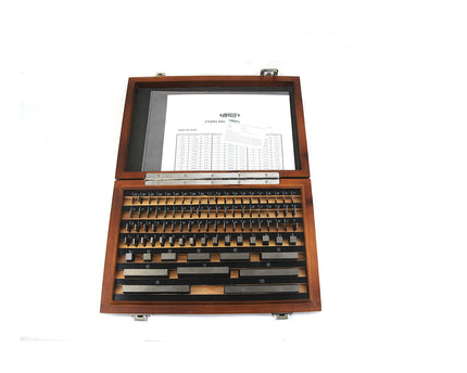 INSIZE Measuring Equipment Insize 87 Piece Steel Gauge Block Set Series 4100-187 Grade 1