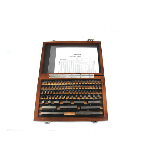 INSIZE Measuring Equipment Insize 87 Piece Steel Gauge Block Set Series 4100-187 Grade 1