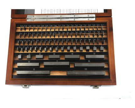 INSIZE Measuring Equipment Insize 87 Piece Steel Gauge Block Set Series 4100-187 Grade 1