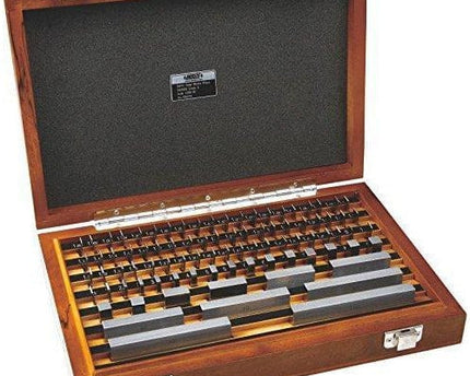 INSIZE Measuring Equipment Insize 87 Piece Steel Gauge Block Set Series 4100-287 Grade 2