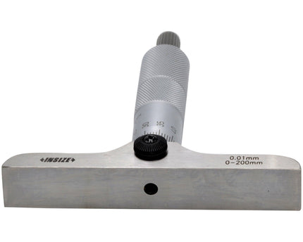 INSIZE Measuring Equipment Insize 8pc Metric Depth Micrometer 0-200mm Range Series 3241-200