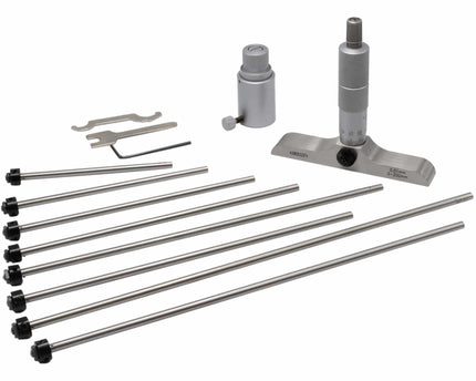 INSIZE Measuring Equipment Insize 8pc Metric Depth Micrometer 0-200mm Range Series 3241-200