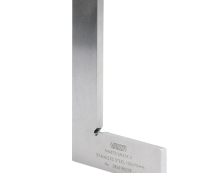 INSIZE Measuring Equipment Insize 90° Flat Edge Square 100x70mm Range Series 4791-100