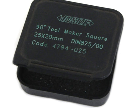 INSIZE Measuring Equipment Insize 90° Toolmakers Square 25x20mm Range Series 4794-025