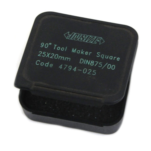 INSIZE Measuring Equipment Insize 90° Toolmakers Square 25x20mm Range Series 4794-025