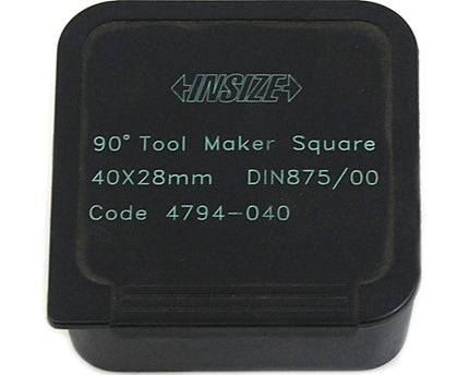 INSIZE Measuring Equipment Insize 90° Toolmakers Square 40x28mm Range Series 4794-040