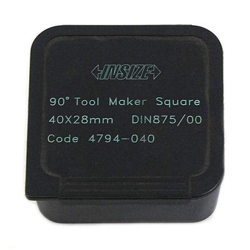 INSIZE Measuring Equipment Insize 90° Toolmakers Square 40x28mm Range Series 4794-040