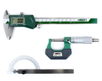 INSIZE Measuring Equipment Insize 9pc Measuring Tool Set Series 5091