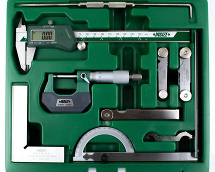 INSIZE Measuring Equipment Insize 9pc Measuring Tool Set Series 5091