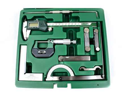 INSIZE Measuring Equipment Insize 9pc Measuring Tool Set Series 5091-E
