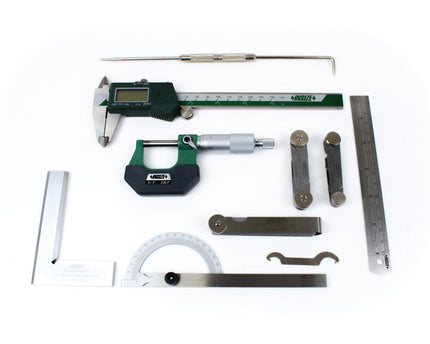 INSIZE Measuring Equipment Insize 9pc Measuring Tool Set Series 5091-E