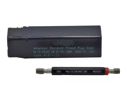 INSIZE MEASURING EQUIPMENT Insize American Standard Thread Plug Gauges – No. 12-24 UNC