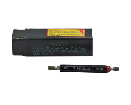 INSIZE MEASURING EQUIPMENT Insize American Standard Thread Plug Gauges – No. 8-32 UNC
