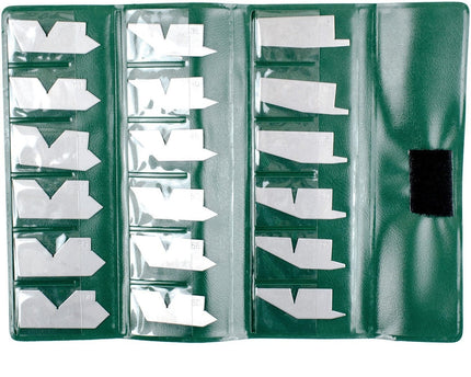 INSIZE MEASURING EQUIPMENT Insize Angle Gage Set 5°–90° Range 18 Blades Series 4807