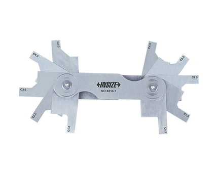 INSIZE MEASURING EQUIPMENT Insize Chamfer Gauge 0.5-5.0mm 45° Stainless Steel Series 4814-1