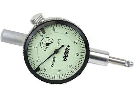 INSIZE Measuring Equipment Insize Compact Dial Indicator 0 - 0.25" Range Series 2304-0255