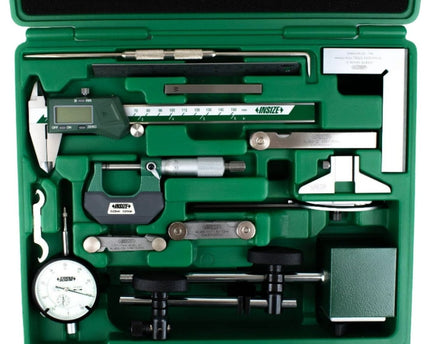 INSIZE Measuring Equipment INSIZE Comprehensive 13 Piece Measuring Tool Kit Series 5013