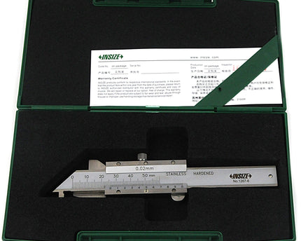 INSIZE Measuring Equipment Insize Conventional Chamfer Gauge 0-6mm Range Series 1267-6
