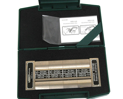 INSIZE Measuring Equipment Insize Cylindrical Grinding Surface Roughness Specimen 8 pcs Set Series ISR-CS316