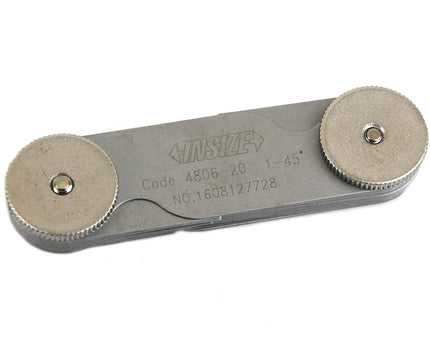 INSIZE Measuring Equipment Insize Degree Angle Gauge 1°-45° Range Series 4806-20