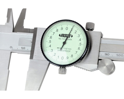 INSIZE Measuring Equipment Insize Dial Caliper 0-300mm Range Series 1312-300A