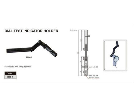 INSIZE Measuring Equipment Insize Dial Test Gauge Indicator Holder Round Stem Series 6296-2
