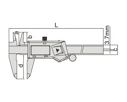 INSIZE Measuring Equipment Insize Digital Caliper 0-150mm Range Series 1109-150
