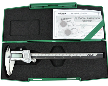 INSIZE Measuring Equipment Insize Digital Caliper 0-200mm/0-8" Range Series 1114-200A