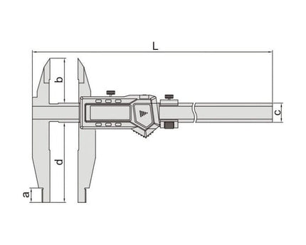 INSIZE Measuring Equipment Insize Digital Caliper 0-600mm / 0-24" Range Series 1117-601