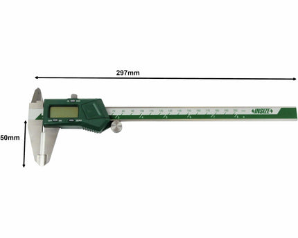 INSIZE Measuring Equipment Insize Digital Caliper With Ceramic Tipped Jaws Range Series 1193-200
